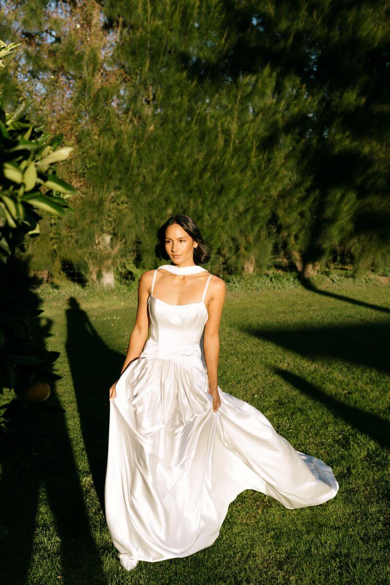 Ophelia Basque waist wedding gown (8)