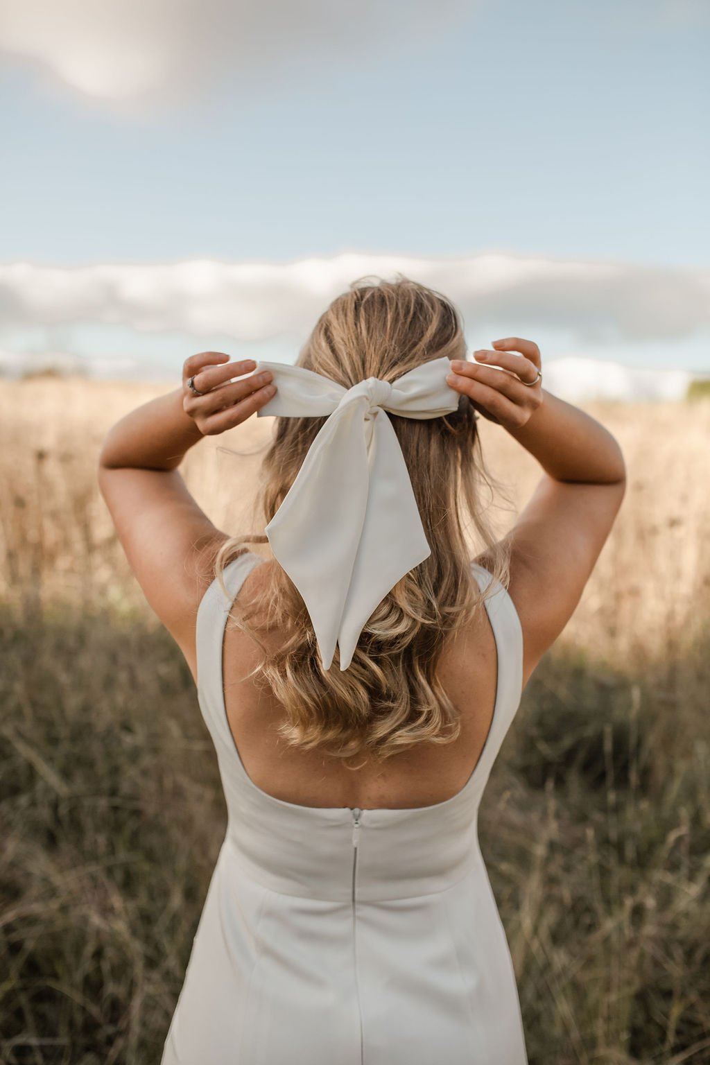 Silk Hair Bow