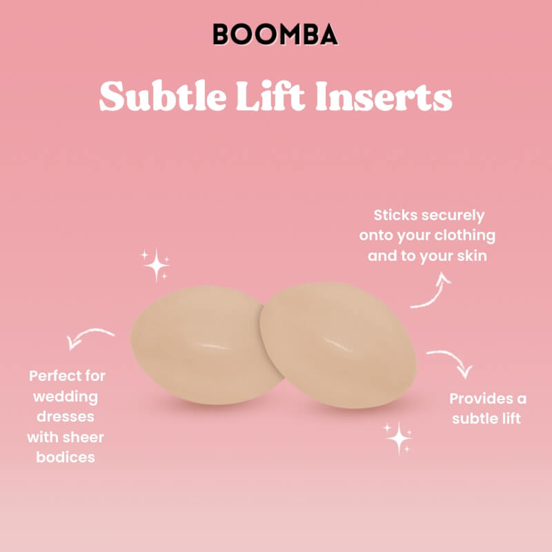 Subtle lift inserts